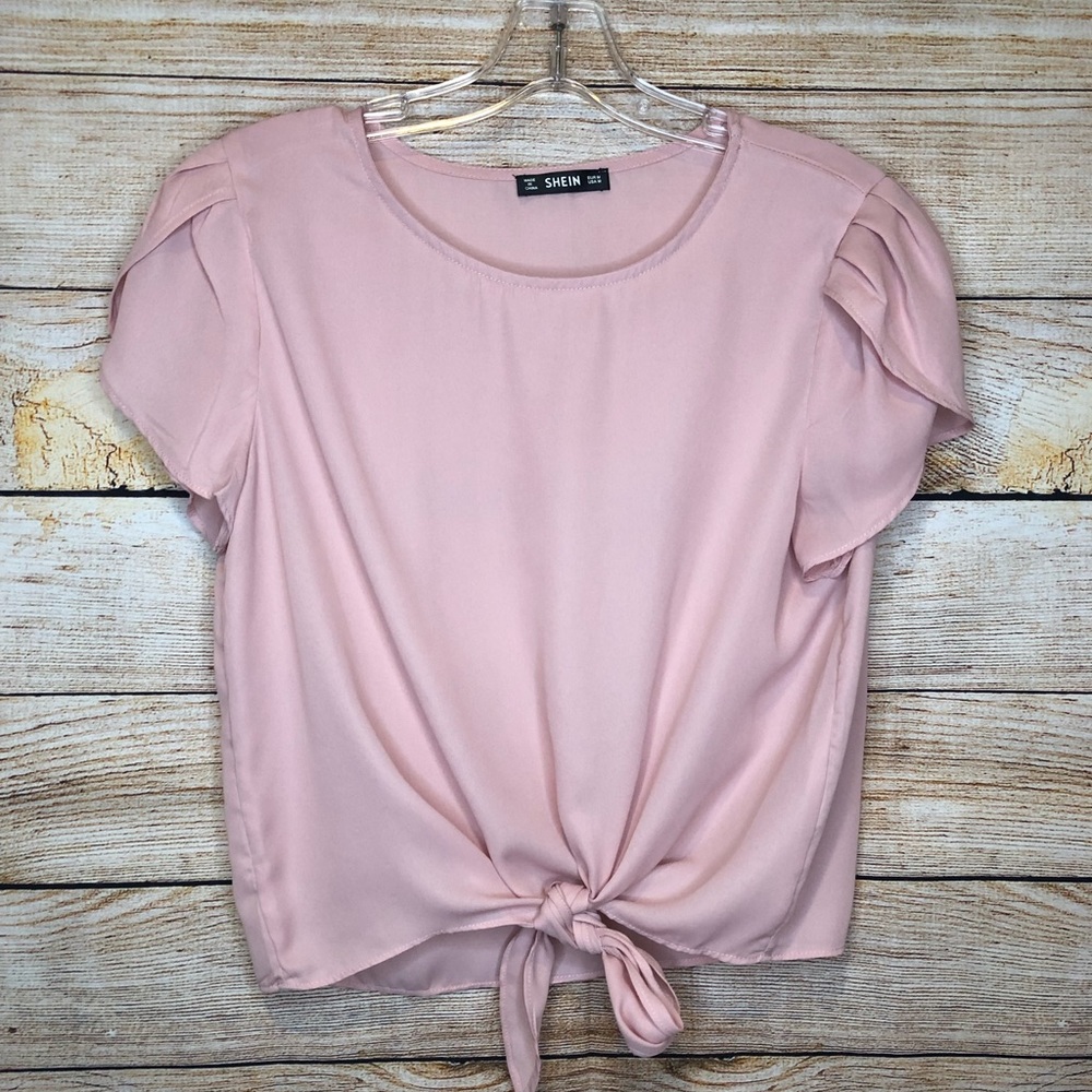SHEIN - Light Pink Blouse